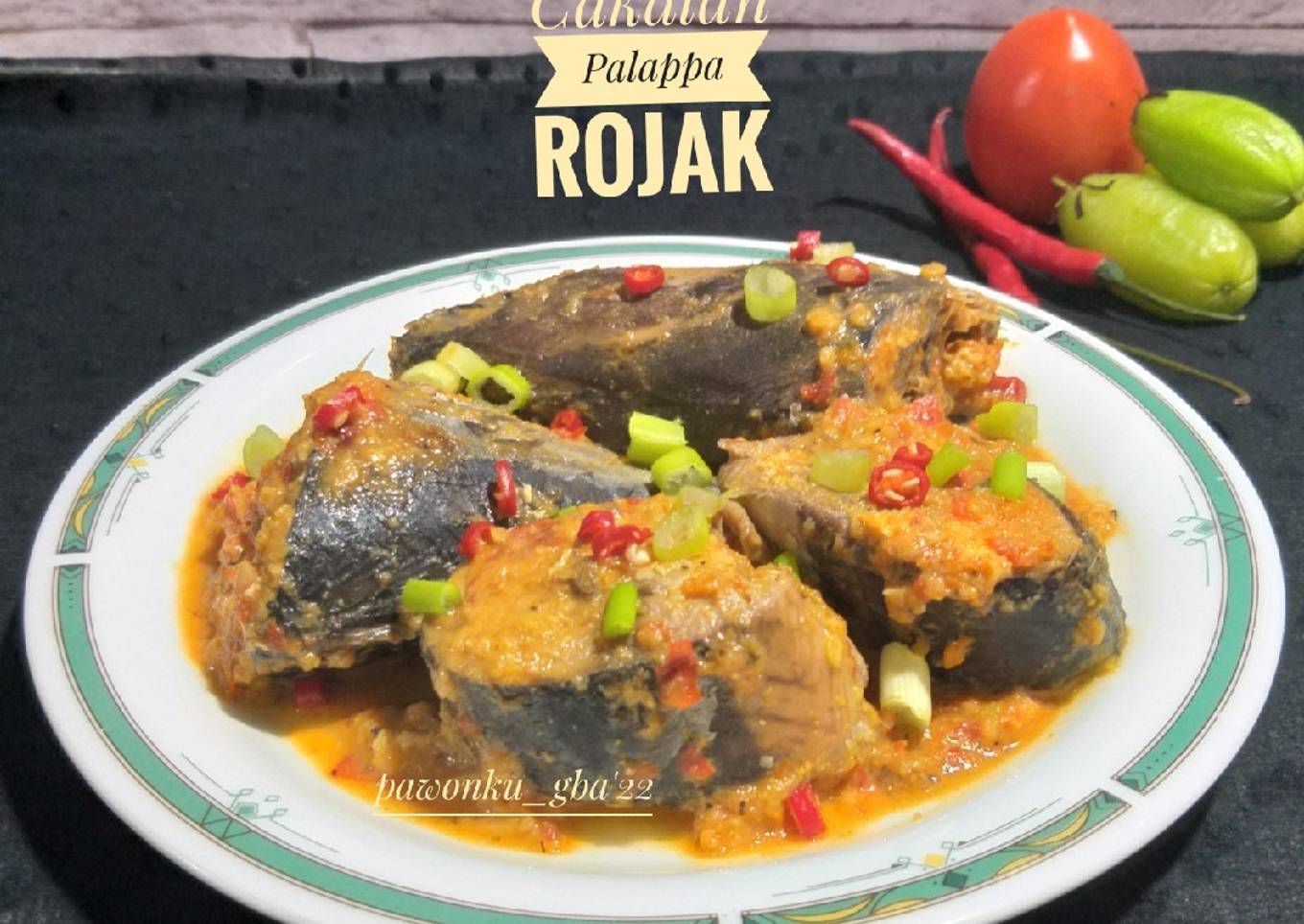 710.Cakalan Palappa Rojak.(Cakalan Bumbu Rujak)