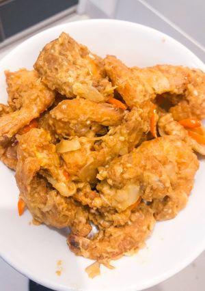 Foto resep Udang Tepung Telor Asin