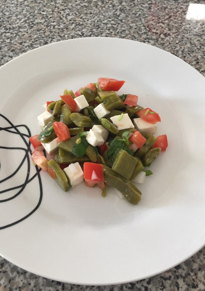Una foto de Ensalada de nopal a la mexicana