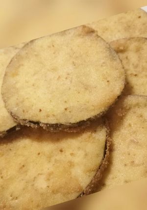 A picture of Garlic crusted aubergine.