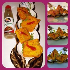 Bread suji pakoda - new style A picture of Bread suji pakoda - new style.
