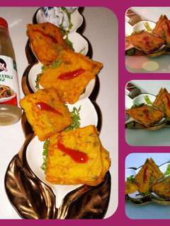 A picture of Bread suji pakoda - new style.