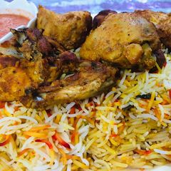 A picture of Mandi arabic dish.