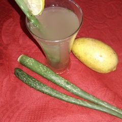 A picture of Aloe vera juice.