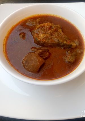 A picture of Dried okro soup.