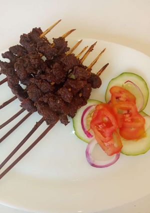 A picture of Tsire(street meat).