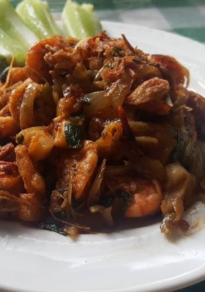 Foto resep Tumis udang Sambal Terasi