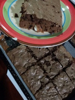 Una foto de Brownies almendrados 🍫
