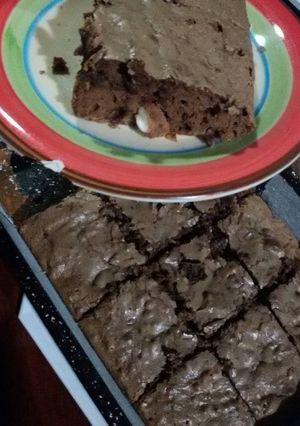 Una foto de Brownies almendrados 🍫