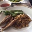 Migas de Almería con caldo pimentón