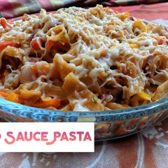Pasta in Red sauce A picture of Pasta in Red sauce.