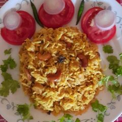 A picture of Gatte ki Khichri.