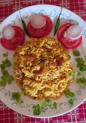 A picture of Gatte ki Khichri.