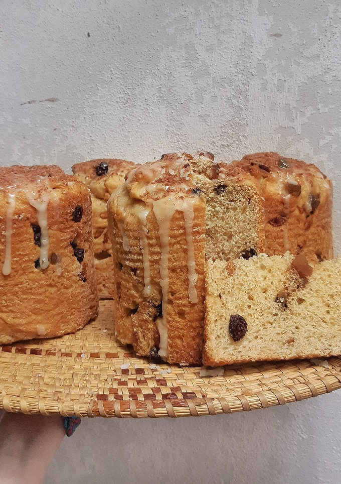 Una foto de Pan dulce con tang zhong