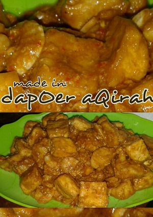 Foto resep Tumis taHu udang saOs tilorsin 😙