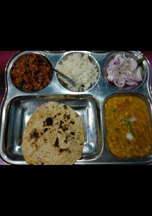 A picture of Proper thali.