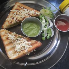 A picture of Veg Cheese Grilled Sandwich 😋.