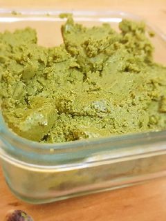 Una foto de Crema de pistacho