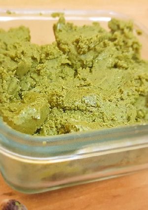 Una foto de Crema de pistacho