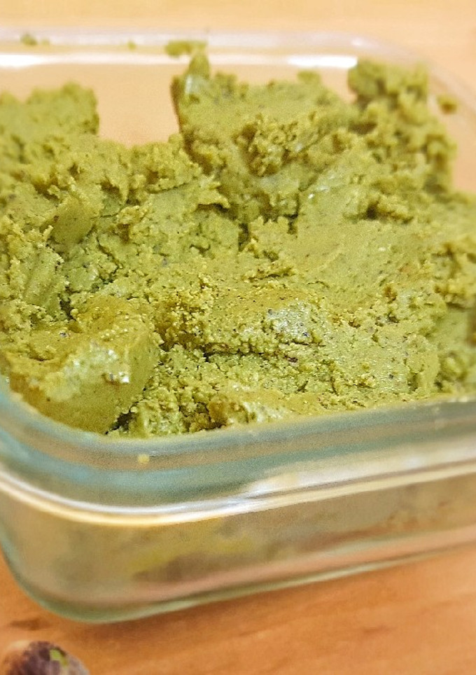 Una foto de Crema de pistacho