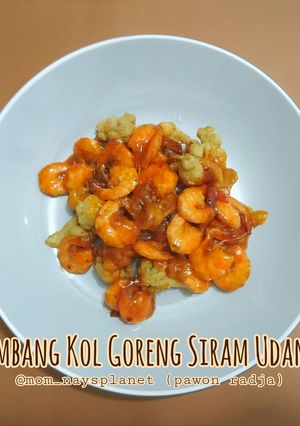 Foto resep Kembang Kol Goreng Siram Udang