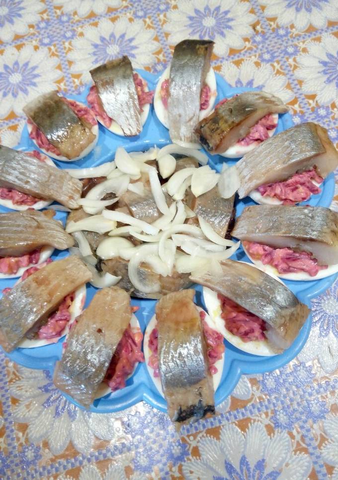 Закуска с селёдкой