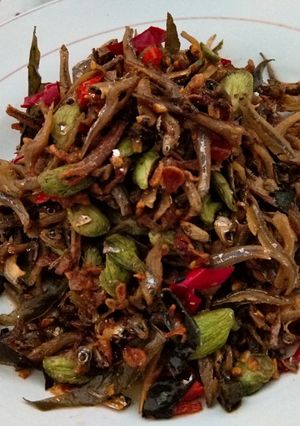 Foto resep Tumis Teri Pete