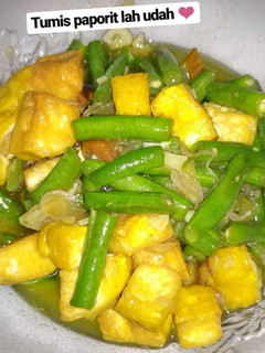 Foto resep Tumis Buncis Tahu