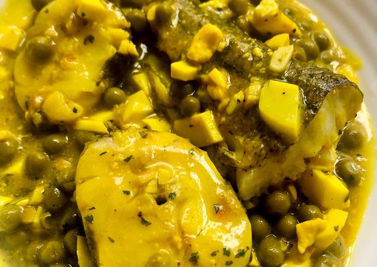 Merluza con guisantes 🐟