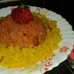 A picture of Fruits rice.