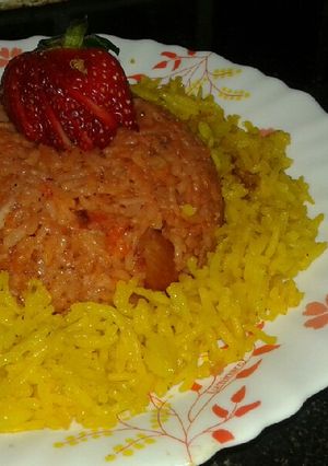 A picture of Fruits rice.