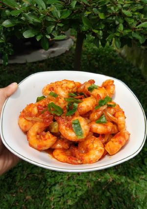 Foto resep Udang Pedas Manis