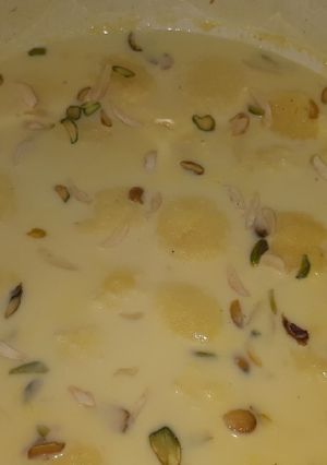 A picture of Rasmalai.