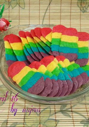 Foto resep Lidah kucing pelangi putel