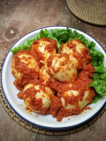 Cara Mudah Membuat Resep TELUR Bumbu LAPIS yang Lezat Anti Ribet, Uenak Banget