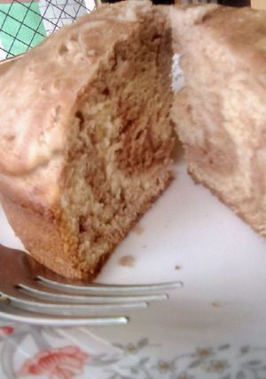 A picture of Marble cake#stayathome challenge.