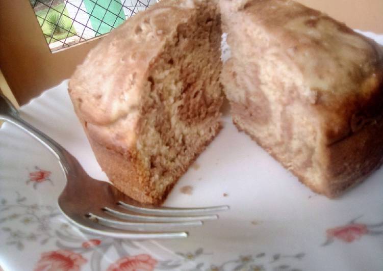 Step-by-Step Guide to Prepare Quick Marble cake#stayathome challenge