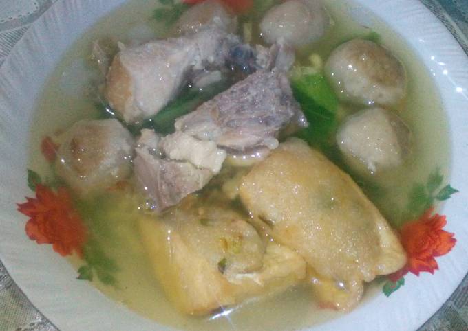 Resep Bakso Kuah Tahu Aci Oleh Dian Purnamawati Bunda Rasyid Putri