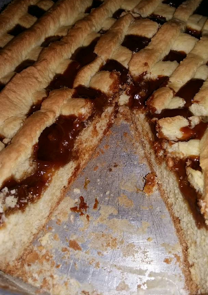 Una foto de Pastafrola de dulce de leche