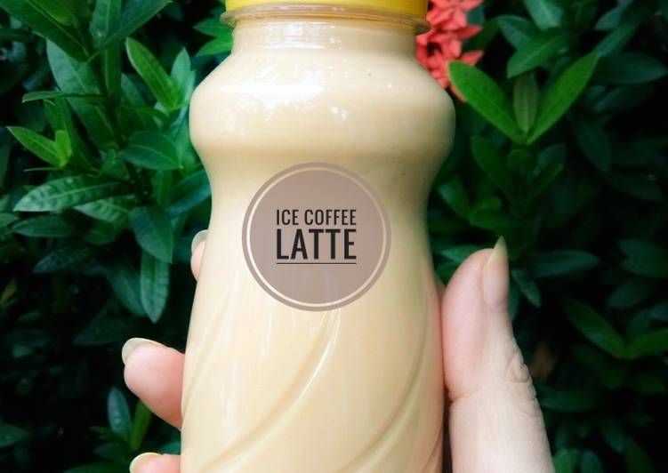 Cara ramu Ice Coffee Latte , Enak