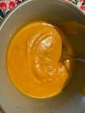 Crema de zapallo camote