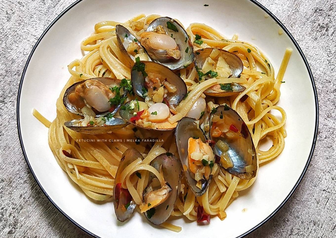 Fetucini with Clams