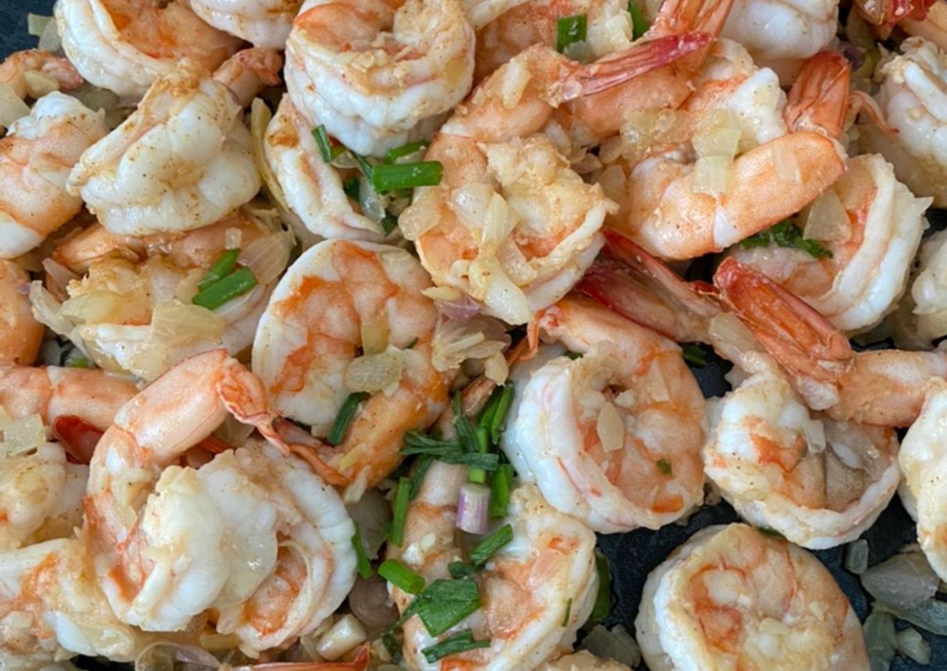 Udang Tumis Bawang