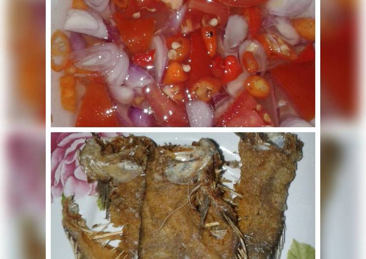 Ikan Asin sepat mix kuah siram ala Dapur Mimih