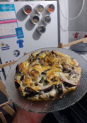 Una foto de Tortilla de berenjenas