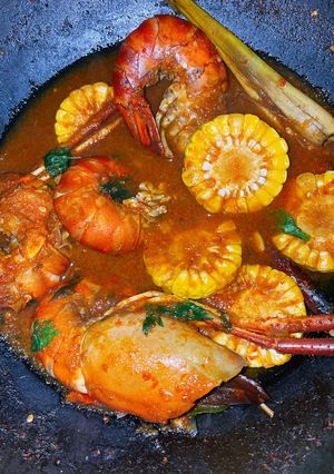 Foto resep Udang gala saus padang