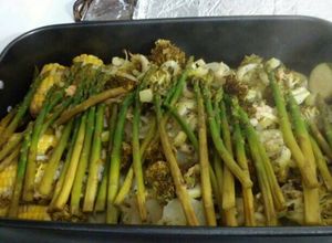 Una foto de Verduras horneadas