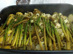 Una foto de Verduras horneadas