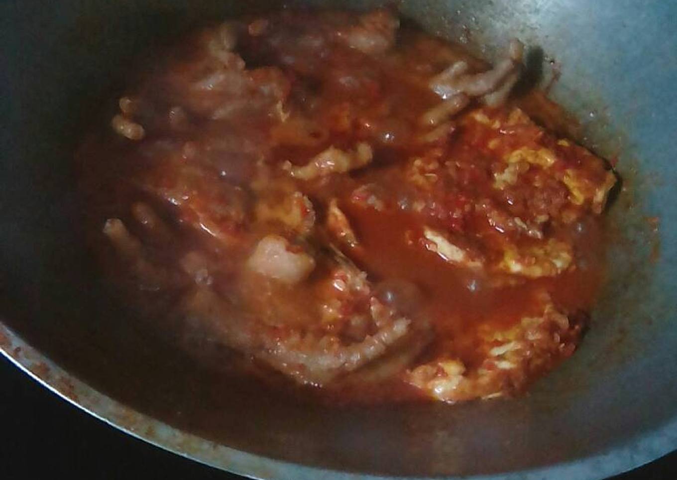 Langkah Mudah untuk Membuat Balado ceker telur, Enak Banget