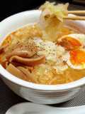 Cabbage Miso Ramen for Diets or Late-Night Snacks